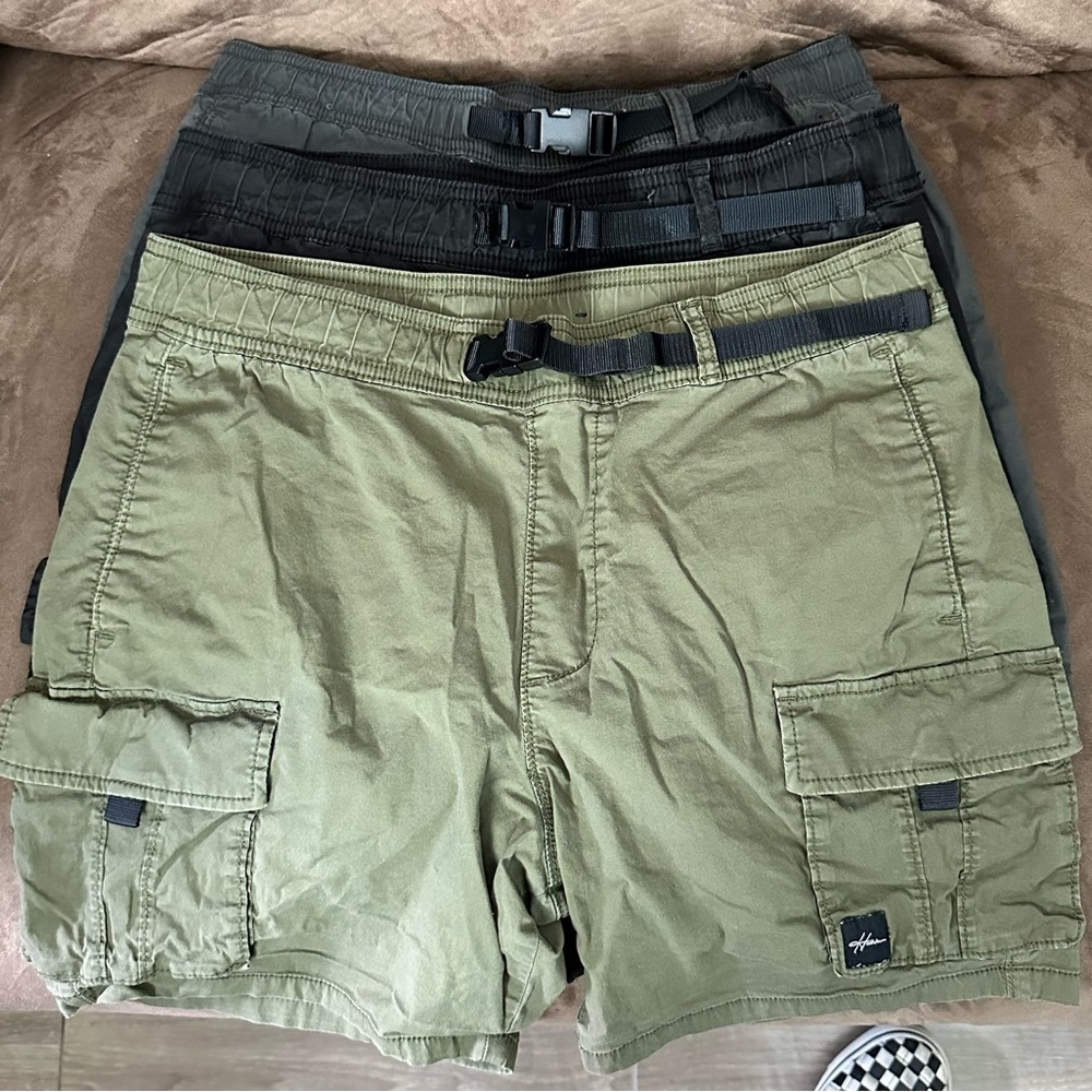 Lot of 3 Mens Hollister shorts